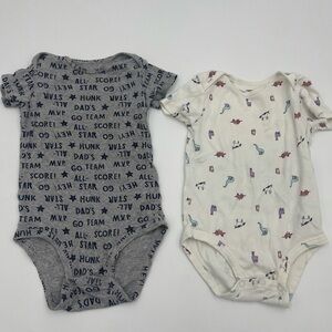 Two Carter’s 18 Months Baby Boy Onesie